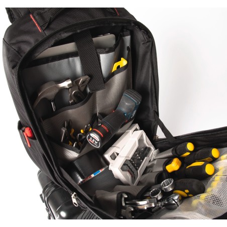 Backpack for tools and laptop