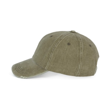 Destroyed washed cap