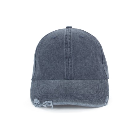 Destroyed washed cap