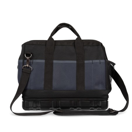 Tool bag with plastic base