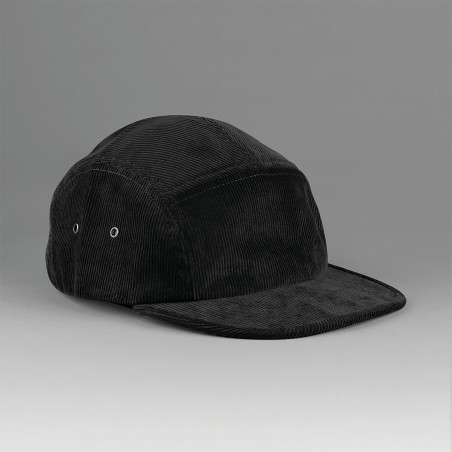 5-panel velour camper cap