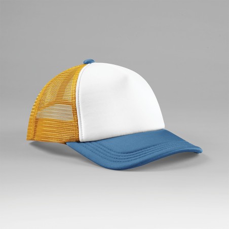Gorra trucker de 5 paneles multicolor