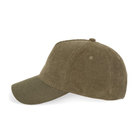 Gorra de pana de 5 paneles