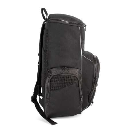 Mochila de deporte con portaobjetos confeccionada en material reciclado