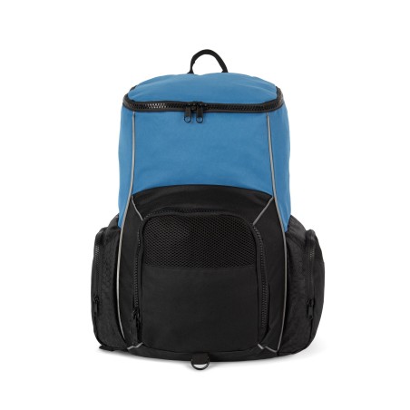 Mochila de deporte con portaobjetos confeccionada en material reciclado