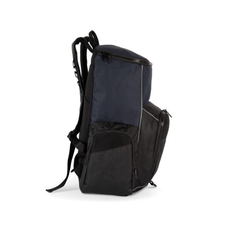 Recycled sports backpack with object holder