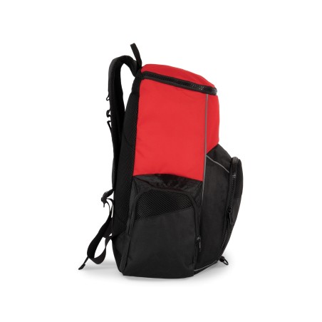 Recycled sports backpack with object holder