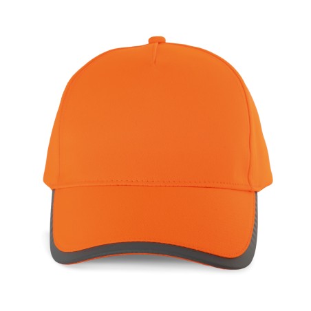 Gorra de 5 paneles de poliéster