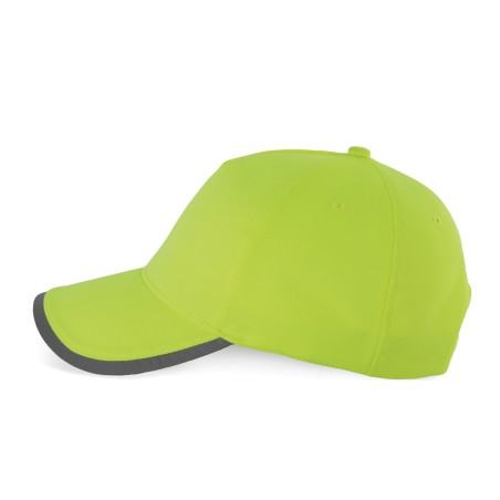 Gorra de 5 paneles de poliéster