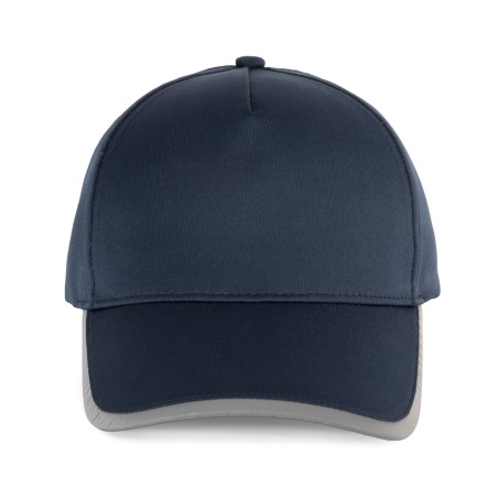 Gorra de 5 paneles de poliéster