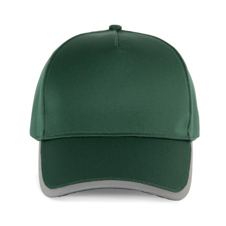 Gorra de 5 paneles de poliéster