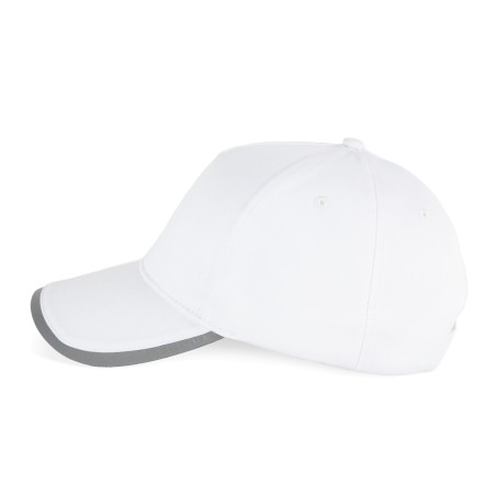 Gorra de 5 paneles de poliéster