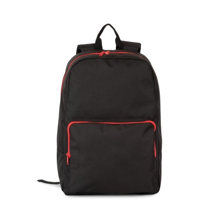 Mochila con cierres rápidos a contraste