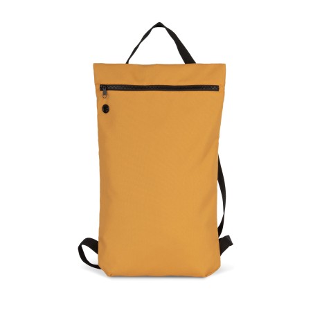 Flat recycled urban backpack
