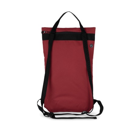 Flat recycled urban backpack