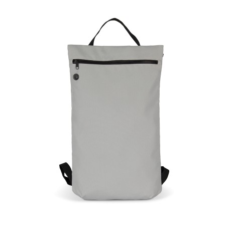 Flat recycled urban backpack