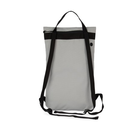 Flat recycled urban backpack