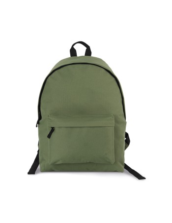 Casual recycled backpack with front pocket