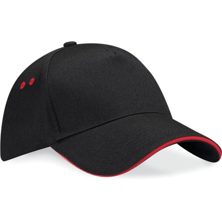 Gorra Ultimate - 5 paneles con sándwich contrastado