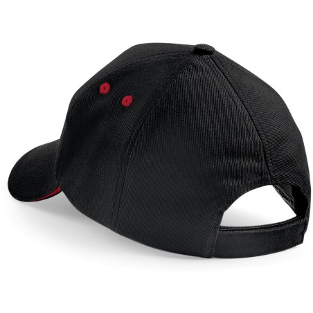 Gorra Ultimate - 5 paneles con sándwich contrastado