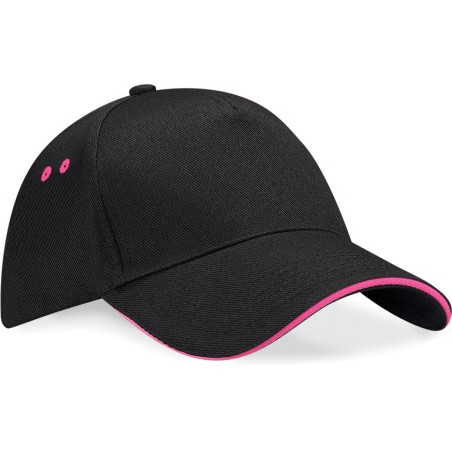 Gorra Ultimate - 5 paneles con sándwich contrastado
