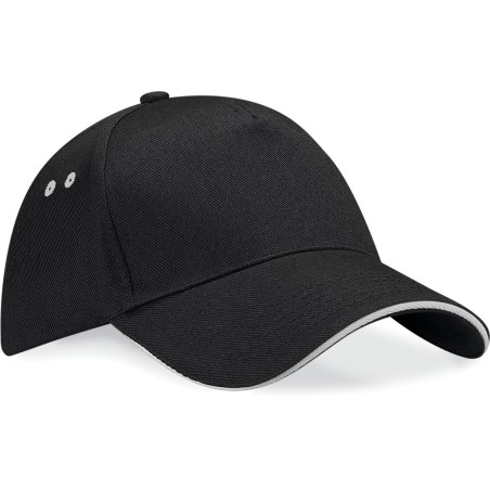 Men ultimate 5 panels cap - contrast sandwich peak