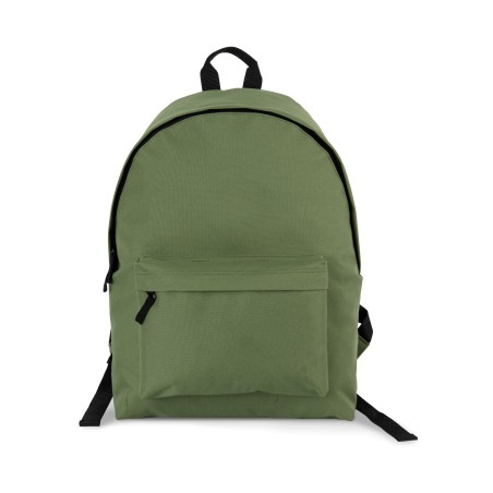 Casual recycled backpack with front pocket