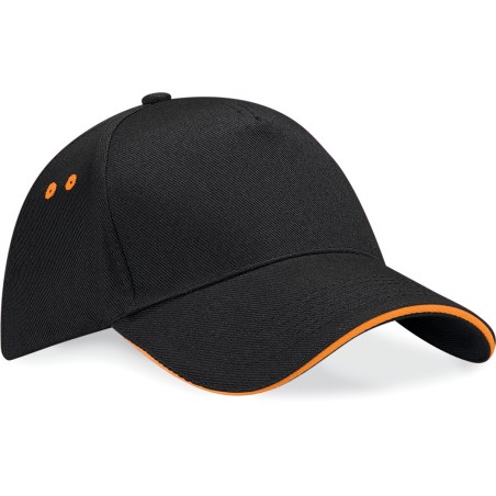 Gorra Ultimate - 5 paneles con sándwich contrastado
