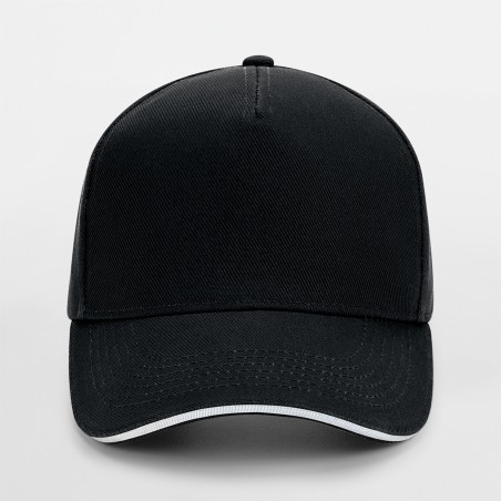 Men ultimate 5 panels cap - contrast sandwich peak
