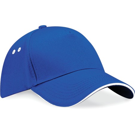 Gorra Ultimate - 5 paneles con sándwich contrastado