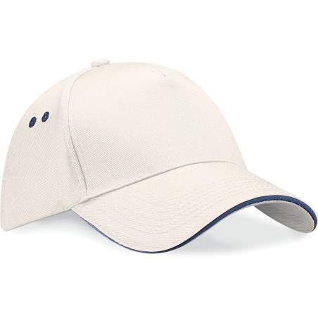 Gorra Ultimate - 5 paneles con sándwich contrastado