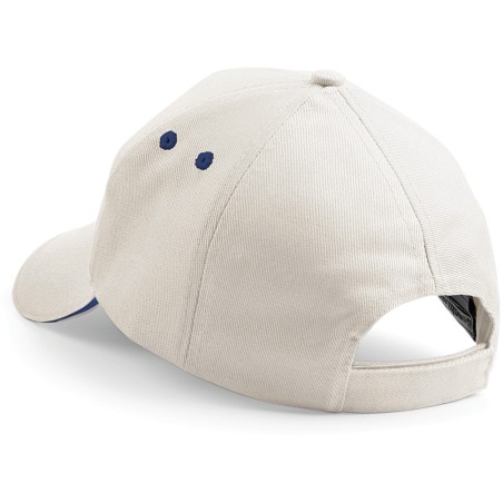 Gorra Ultimate - 5 paneles con sándwich contrastado