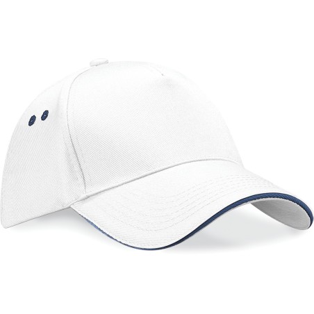 Gorra Ultimate - 5 paneles con sándwich contrastado