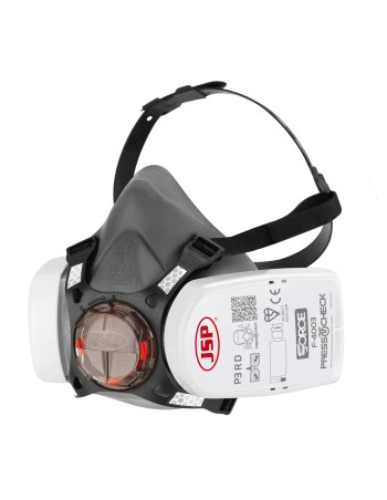 Force™8 mask with Press To Check™ P3 cartridges