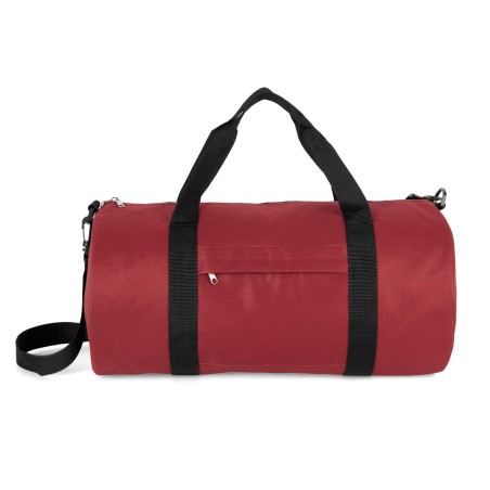 Recycled tube bag with front pocket