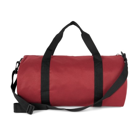 Recycled tube bag with front pocket