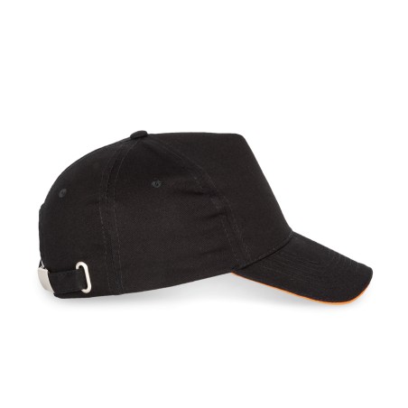 Gorra con sandwich contrastado 5 paneles