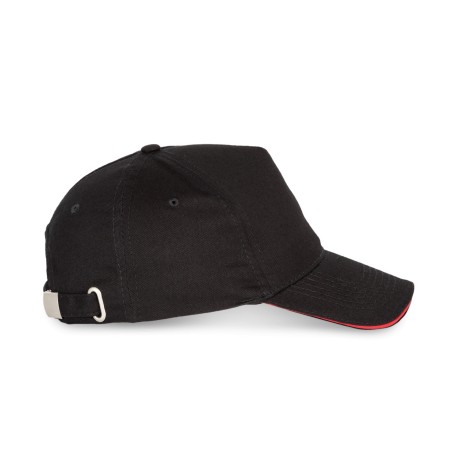 Gorra con sandwich contrastado 5 paneles