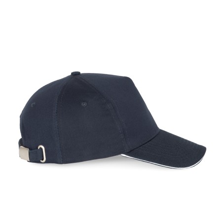 Gorra con sandwich contrastado 5 paneles