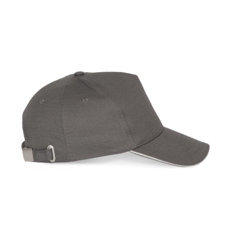 Gorra con sandwich contrastado 5 paneles