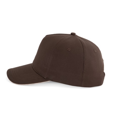 Gorra con sandwich contrastado - 5 paneles