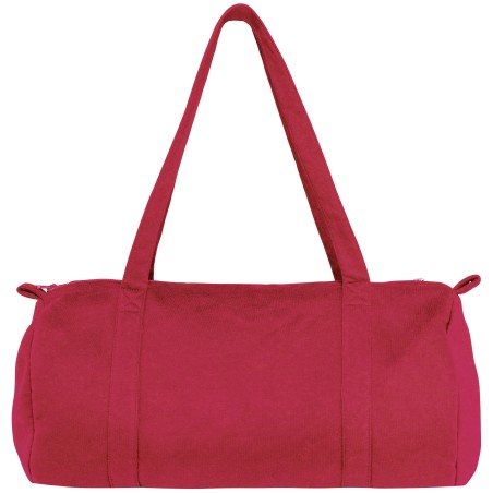 Fleece duffel bag