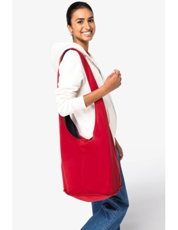 Fleece shoulder bag