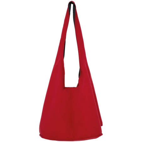 Fleece shoulder bag