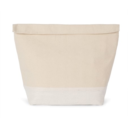 Cooler bag with rolltop fastening