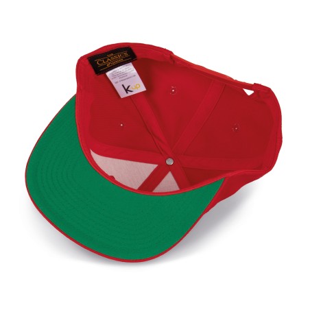 Cap flat peak - 6 panels