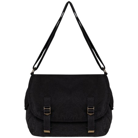 Bolsa con solapa ecorresponsable efecto lavado