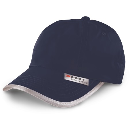 Gorra con bordes reflectantes