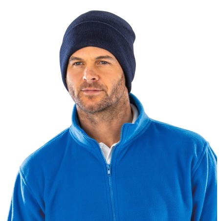 Recycled polyester beanie