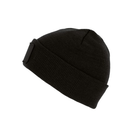 Gorro reciclado con parche